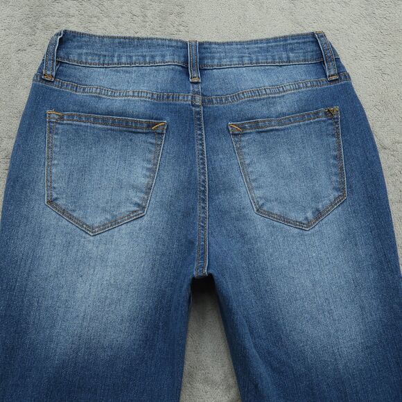 VIGOSS Jeans Women's Size 26 Blue Mid-Rise Marley Crop Boot Denim 30" Inseam - Picture 15 of 16